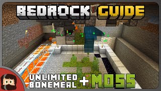 ULTIMATE Moss Farm and Bonemeal Farm | Bedrock Guide | Tutorial Survival Lets Play | Minecraft