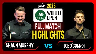 Shaun Murphy vs Joe O'Connor Final Session Quarter Final Weide Cup Snooker World Open #snooker2025