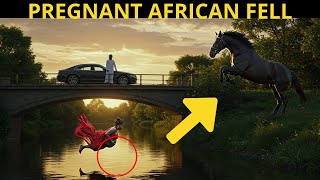 ARAB EXECUTIVE THROWS HIS PREGNANT AFRICAN WIFE OFF A BRIDGE... UNTIL THE HORSE MANAGES TO DO THIS