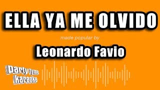Leonardo Favio - Ella Ya Me Olvido (Versión Karaoke)