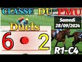 Pronostic PMU : Base Solide du quinté du samedi 28/09/2024 R1-C4 Prix Grandlieu