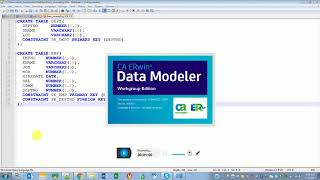 Generating data model from SQL script