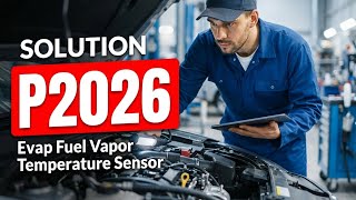 How To Fix P2026 OBD II Error Code - Evap Fuel Vapor Temperature Sensor Circuit Low