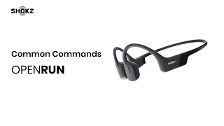 Shokz OpenRun | Commands