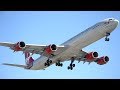 Virgin Atlantic Airways Airbus A340-600 [G-VNAP] Landing At LAX