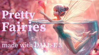 Pretty fairies in glass - Cute fairy images