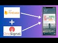 Push notification using firebase and oneSignal in android studio jetpack compose