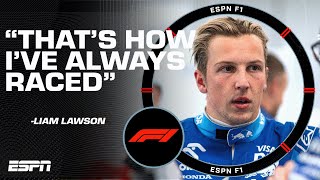 Liam Lawson won't back down from racing Fernando Alonso \u0026 Sergio Perez | ESPN F1