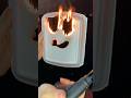 Lighter VS Foam Plate | Fire Drawing 🔥 #lighter #creative