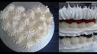 #Yummy World# Best recipe for Pavlova/ birthday meringue cake