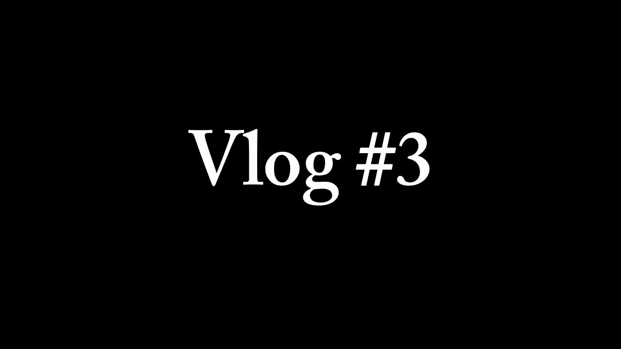 Vlog 3 Youtube