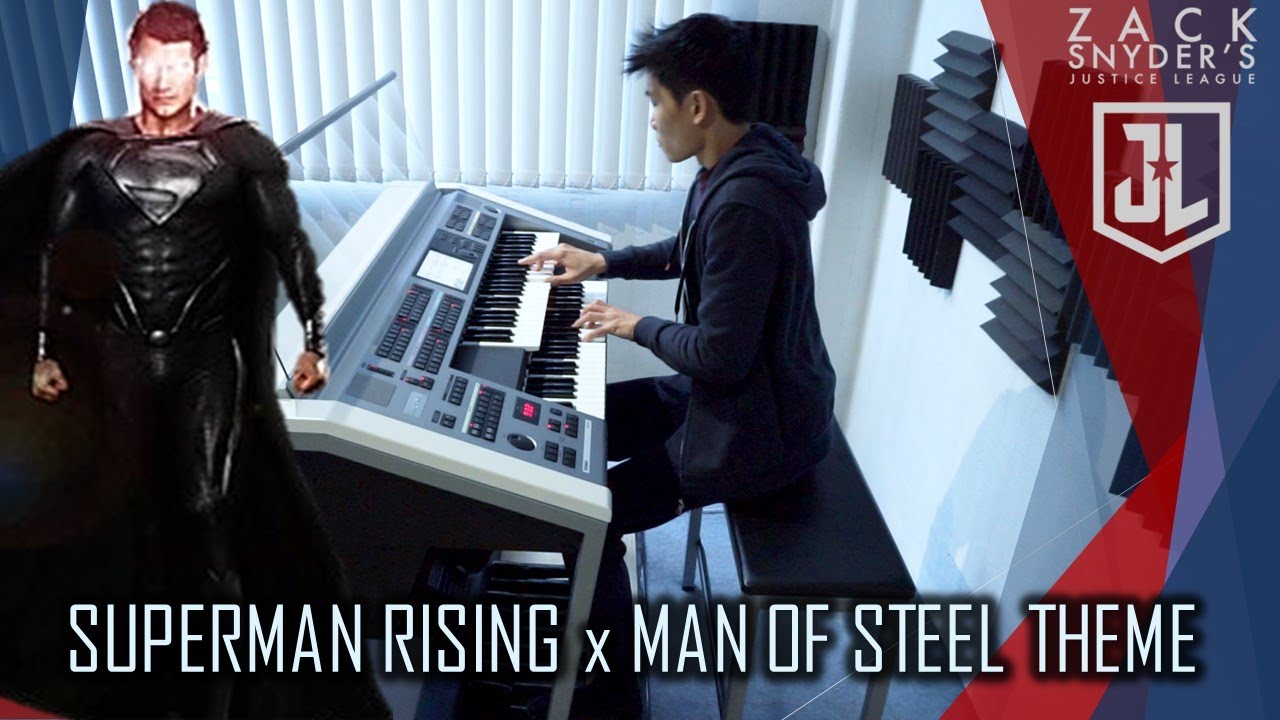 Zack Snyder S Justice League Superman Rising X Man Of Steel Theme