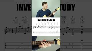 Beautiful Inversion Study for Guitar (with notation & tab)