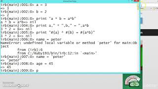 110 Learn python and ruby programming:- Interpolation