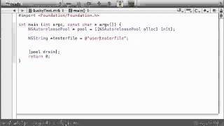 Objective C Programming Tutorial 60 Working with Files YouTube