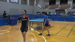 【女子 1回戦】佐藤瞳 vs 出澤杏佳｜2021アジア卓球選手権ドーハ大会 日本代表選考合宿