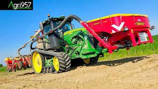 HIGH SPEED CORN PLANTING at 18 km/h! 🌽💨 JOHN DEERE 8370RT, VADERSTAD TEMPO 8 ROW \u0026 TOPCON GUIDANCE