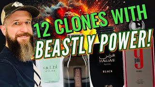 12 BEAST MODE CLONE FRAGRANCES!  |  Long-Lasting \u0026 Powerful Middle Eastern Dupe Cologne