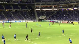 2020.9.13ガンバ大阪　湘南戦　試合前練習風景