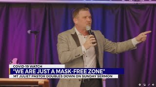 Mt. Juliet church pastor threatens to kick out people wearing masks