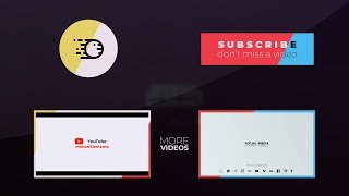 FREE 2D Outro Template - After Effects FREE Outro Template