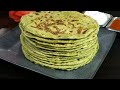 healthy spinach whole wheat tortilla recipe spicy spinach bread 10 minutes recipe