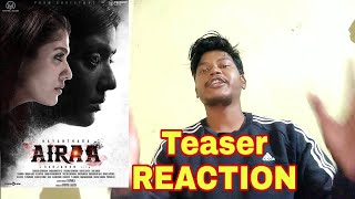 Airaa Official Teaser - Tamil | Nayanthara, Kalaiyarasan | REACTION!!