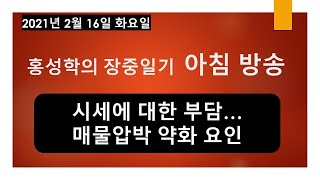 2021년 2월 16일(화) 홍성학의 장중일기 아침 방송