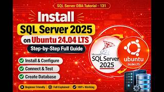 Install SQL Server 2025 on Ubuntu 24.04 LTS Step-by-Step Full Guide 🚀 #sqlserver #ubuntu #linux