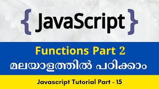 Javascript functions Part 2 #developermaster #javascriptforbeginners