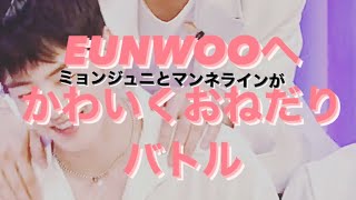 ウヌに💓おねだりバトル🔥→マンネラインとミョンジュン 日本語字幕perfectmidnight210814 #차은우 #チャウヌ #eunwoo