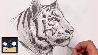 How To Draw White Tiger | Sketch Tutorial