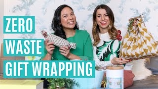 ZERO WASTE GIFT WRAPPING IDEAS | with Nikole from HealthNut Nutrition!!!