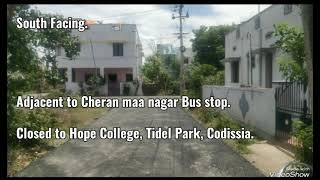 PLOT SALE AT CHERAN MAA NAGAR COIMBATORE 1200 Sq.ft (20L/ Cent)Near VILANKURUCHI,  Tidel Park, Hopes