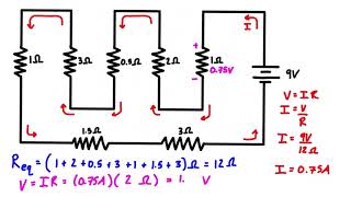 Voltage Division Example #2 Series Resistors