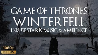 Game of Thrones Ambience Music | Winterfell Snowfall at Dusk | Relax | Sleep | Study | Focus | Peace