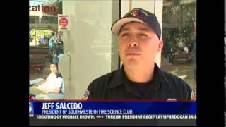 Fox 5 news segment on the SWC Fire Science Club Turkey Fry