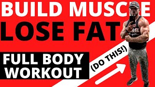 Pt 2: BUILD MUSCLE and BURN FAT with ONE WORKOUT!  My Secret to Staying Lean and Yoked!!!