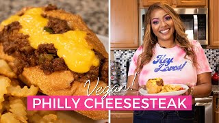 Vegan Philly Cheesesteak | Vegan Cheez Whiz recipe | Chef Joya