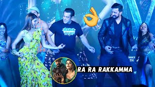 Salman Khan SUPERB Dance Performance For Ra Ra Rakkamma Song Along With Kiccha Sudeep \u0026 Jacqueline