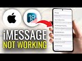 How to Fix iMessage NOT Working on iPhone - Full Guide