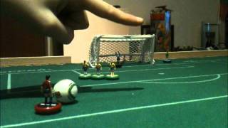 Come fare una punizione a subbuteo