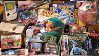 A new year's retro flashback unboxing some old gaming stuff for display