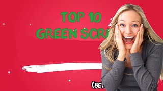 Green screen elements effects