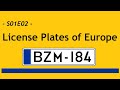 ALL EUROPEAN COUNTRY'S LICENSE PLATE ! A-Z Every Country (2021) - DO IT SMART! channel S01E02