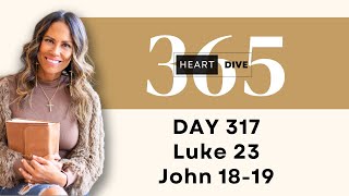 Day 317 Luke 23 & John 18-19 | Daily One Year Bible Study | Audio Bible Reading w/ Commentar