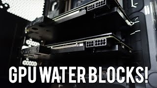 Custom Water Cooled Build Log 3 -  THE PARTS \u0026 GPU Water Block Installation!