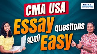 Aiswarya's Top Tips for Mastering CMA USA Essay Questions