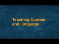 Teaching content and language