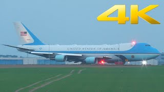 4K | United States Air Force One Boeing VC-25A at Berlin airport